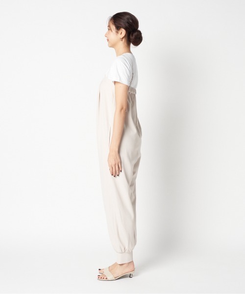 HELIOPOLE（エリオポール）の「JUMP SUITS(JERSEY)（その他パンツ・レディース・ベージュ/ブラック・36/38）」の8枚目の写真
