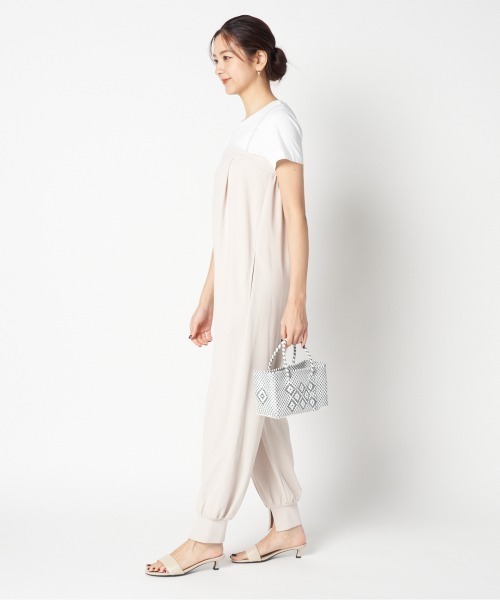 HELIOPOLE（エリオポール）の「JUMP SUITS(JERSEY)（その他パンツ・レディース・ベージュ/ブラック・36/38）」の13枚目の写真