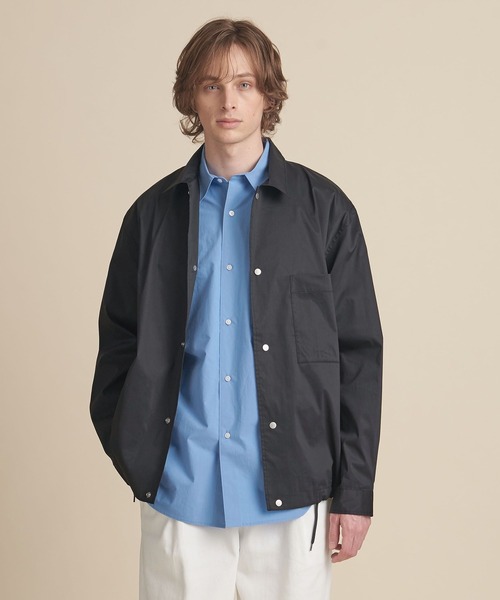 UNITED ARROWS（ユナイテッドアローズ）の「【マルチサイズ】タイプライター コーチジャケット シャツ（シャツ/ブラウス・メンズ・ブラック/オリーブ/レッド/ライトグレー/ネイビー/ベージュ・マルチサイズ）」の7枚目の写真