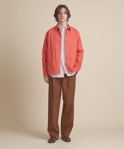 UNITED ARROWS（ユナイテッドアローズ）の「【マルチサイズ】タイプライター コーチジャケット シャツ（シャツ/ブラウス・メンズ・ブラック/オリーブ/レッド/ライトグレー/ネイビー/ベージュ・マルチサイズ）」の12枚目の写真