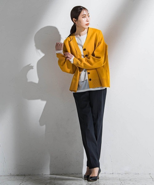 la.f…(ラエフ)の「シアードッキングカットソー≪洗濯機で洗える≫(Tシャツ/カットソー・レディース・ホワイト/ネイビー/ベージュ・7号/9号)」の4枚目の写真