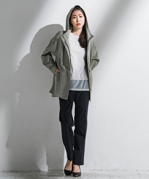 la.f…(ラエフ)の「シアードッキングカットソー≪洗濯機で洗える≫(Tシャツ/カットソー・レディース・ホワイト/ネイビー/ベージュ・7号/9号)」の15枚目の写真