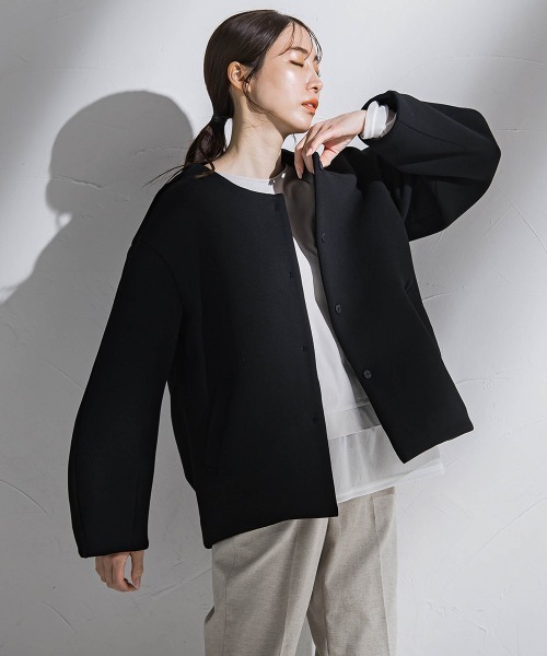 la.f…(ラエフ)の「シアードッキングカットソー≪洗濯機で洗える≫(Tシャツ/カットソー・レディース・ホワイト/ネイビー/ベージュ・7号/9号)」の16枚目の写真