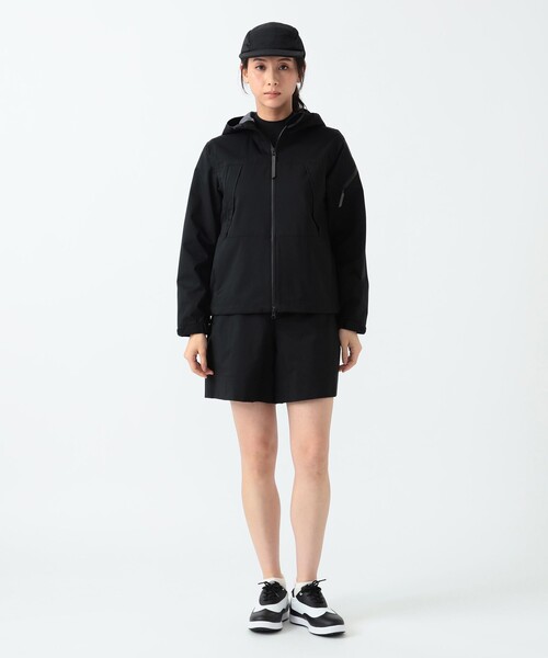 BEAMS GOLF(ビームスゴルフ)の「〈WOMEN〉B.G.THREE / ALL-TIME 撥水 PCU ジャケット(ブルゾン・レディース・ネイビー/ブラック・MEDIUM/LARGE)」の3枚目の写真