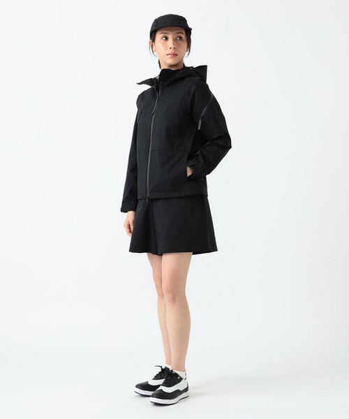 BEAMS GOLF(ビームスゴルフ)の「〈WOMEN〉B.G.THREE / ALL-TIME 撥水 PCU ジャケット(ブルゾン・レディース・ネイビー/ブラック・MEDIUM/LARGE)」の4枚目の写真