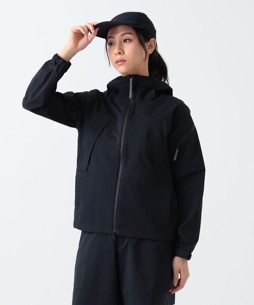 BEAMS GOLF(ビームスゴルフ)の「〈WOMEN〉B.G.THREE / ALL-TIME 撥水 PCU ジャケット(ブルゾン・レディース・ネイビー/ブラック・MEDIUM/LARGE)」の16枚目の写真