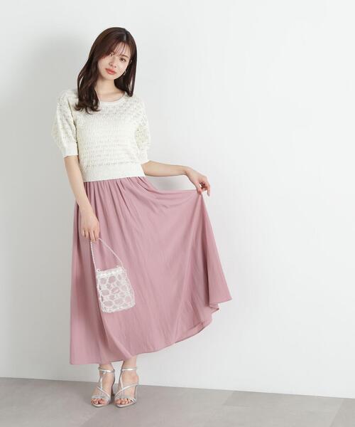 PROPORTION BODY DRESSING(プロポーションボディドレッシング)の「カッセンフレアースカート / 1215120408(スカート・レディース・グレー/ピンク/ネイビー・SMALL/MEDIUM)」の15枚目の写真