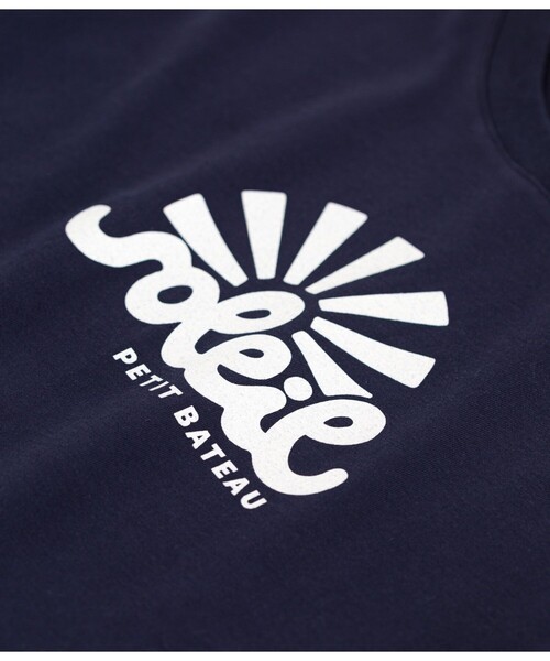 PETIT BATEAU(プチバトー)の「半袖Tシャツ(Tシャツ/カットソー・レディース・ネイビー/オフホワイト・XX-SMALL/X-SMALL/SMALL/MEDIUM/LARGE)」の12枚目の写真
