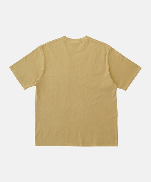 Gramicci（グラミチ）の「ONE POINT TEE PIGT DYED｜ワンポイントTシャツピグメントダイ Gramicci グラミチ（Tシャツ/カットソー・メンズ・オリーブ系/ナチュラル/ブラウン/マスタード/ネイビー/レッド/イエロー・S/L/XL/XXL/M）」の9枚目の写真