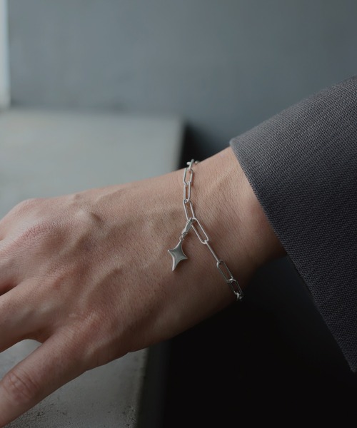 SILVER925 レクトチェーンブレスレット-M-（ブレスレット）｜TEN