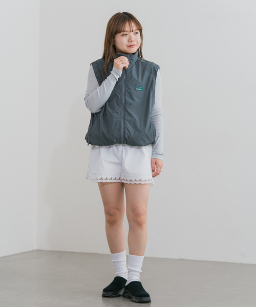 U by SPICK&SPAN(ユーバイスピックアンドスパン)の「《追加》サイドレースショートパンツ(その他パンツ・レディース・ホワイト・FREE)」の16枚目の写真