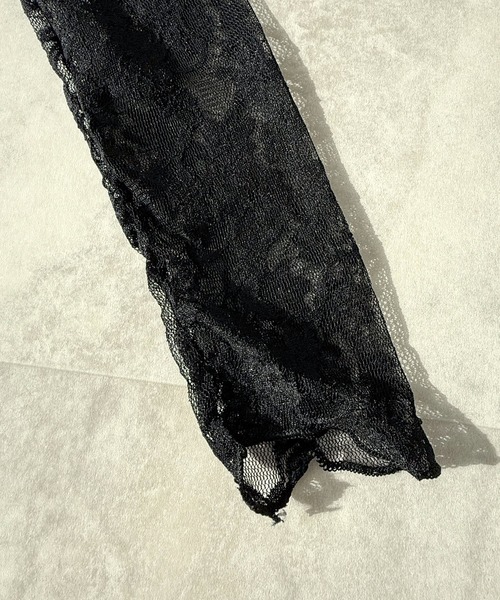 Futier land(フューティアランド)の「ボートネックシアーレーストップス(Tシャツ/カットソー・レディース・ブラック/ホワイト・FREE)」の13枚目の写真