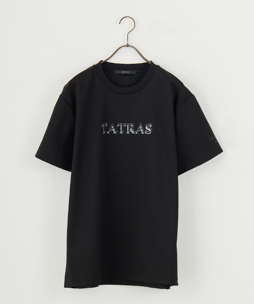 TATRAS/タトラス] RISTEN ブランド刺繍ロゴ ショートスリーブT