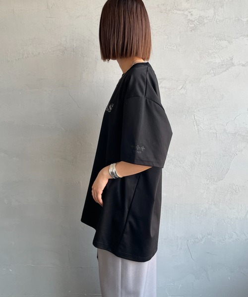 TATRAS/タトラス] RISTEN ブランド刺繍ロゴ ショートスリーブT