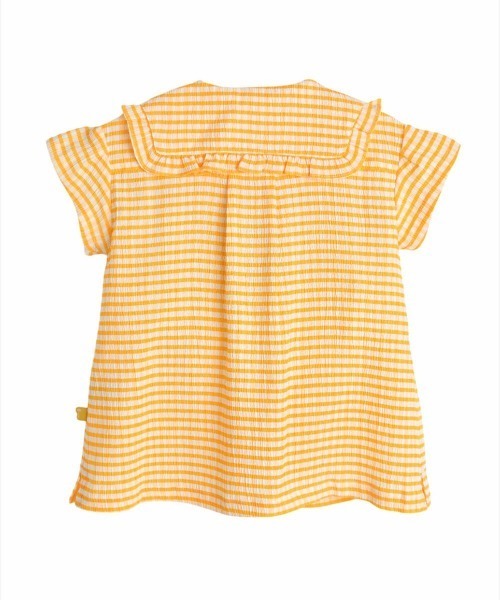 moimoln（モイモルン）の「ロディチェックワンピース（ワンピース・キッズ・イエロー・110cm/90cm/80ｃｍ/100cm）」の2枚目の写真