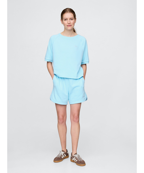 GAP(ギャップ)の「リラックス GAPロゴ テリーTシャツ(Tシャツ/カットソー・レディース・イエロー/オフホワイト/ブルー/ライトグレー/ブラック・XS/S/M/L/XL/XXS)」の9枚目の写真