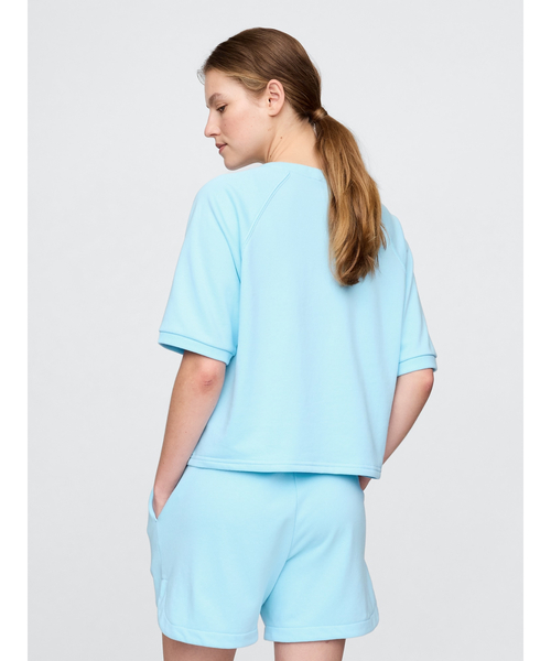 GAP(ギャップ)の「リラックス GAPロゴ テリーTシャツ(Tシャツ/カットソー・レディース・イエロー/オフホワイト/ブルー/ライトグレー/ブラック・XS/S/M/L/XL/XXS)」の7枚目の写真