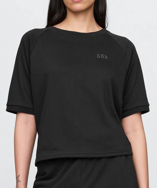 GAP(ギャップ)の「リラックス GAPロゴ テリーTシャツ(Tシャツ/カットソー・レディース・イエロー/オフホワイト/ブルー/ライトグレー/ブラック・XS/S/M/L/XL/XXS)」の3枚目の写真