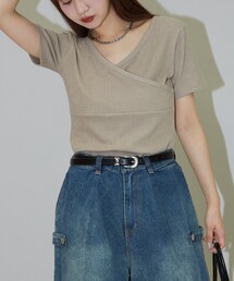 未使用☆カシュクールＴシャツ カシュクール」に該当するTシャツ/カットソーファッション通販