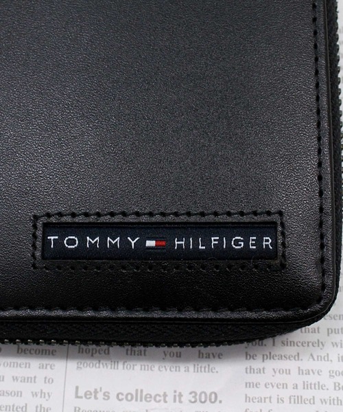 TOMMY HILFIGER(トミーヒルフィガー)の「ラウンドファスナーレザー長財布 Yen Zip Around(財布・メンズ・ブラック・F)」の5枚目の写真