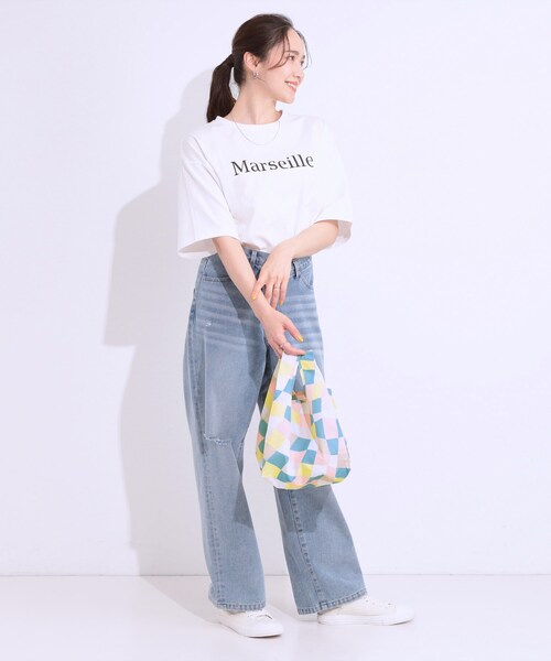 SHOO・LA・RUE（シューラルー）の「【ポルク】ミニエコバッグ（エコバッグ/サブバッグ・レディース・グリーン系その他2/ピンク系1/ピンク系8・00）」の14枚目の写真