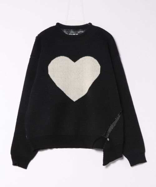 Little sunny bite(リトルサニーバイト)の「【8】【Little Sunny Bite】love knit top(ニット/セーター・レディース・グリーン/ピンク/ブラック/アイボリー・MEDIUM/SMALL)」の12枚目の写真