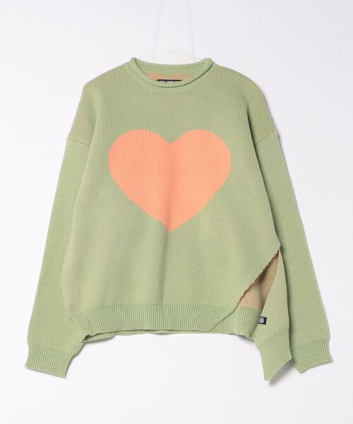 Little sunny bite(リトルサニーバイト)の「【8】【Little Sunny Bite】love knit top(ニット/セーター・レディース・グリーン/ピンク/ブラック/アイボリー・MEDIUM/SMALL)」の6枚目の写真