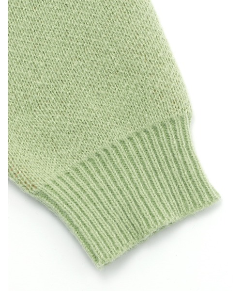 Little sunny bite(リトルサニーバイト)の「【8】【Little Sunny Bite】love knit top(ニット/セーター・レディース・グリーン/ピンク/ブラック/アイボリー・MEDIUM/SMALL)」の22枚目の写真