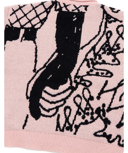 Little sunny bite(リトルサニーバイト)の「【8】【Little Sunny Bite】love knit top(ニット/セーター・レディース・グリーン/ピンク/ブラック/アイボリー・MEDIUM/SMALL)」の10枚目の写真