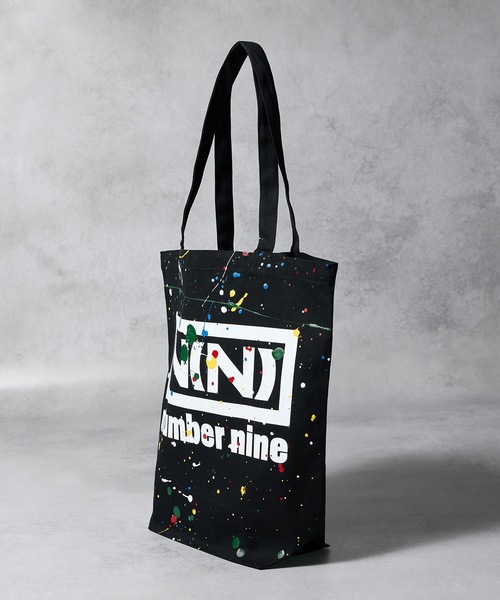 NUMBER (N)INE（ナンバーナイン）の「HAND PAINTED N(N) number nine CANVAS TOTE BAG / ハンドペイント エヌエヌ ナンバーナイン ロゴ キャンバス トートバッグ（トートバッグ・メンズ・ライトグレー/アイボリー/ブラック・FREE）」の11枚目の写真