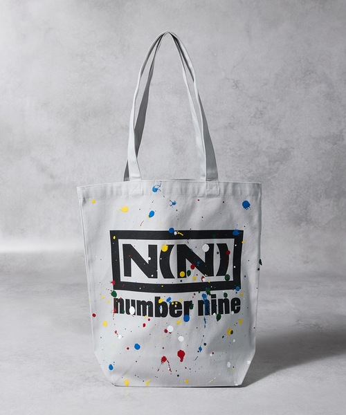 NUMBER (N)INE（ナンバーナイン）の「HAND PAINTED N(N) number nine CANVAS TOTE BAG / ハンドペイント エヌエヌ ナンバーナイン ロゴ キャンバス トートバッグ（トートバッグ・メンズ・ライトグレー/アイボリー/ブラック・FREE）」の16枚目の写真