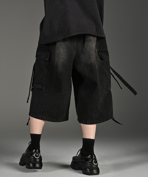 ADRER（アドラー）の「parachute cargo wide short pants / パラシュートカーゴワイドショートパンツ（その他パンツ・メンズ・ブラック系1/ブラック/グレー系1・XS/S/M/L）」の20枚目の写真