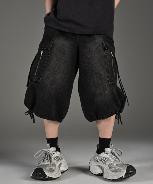 ADRER（アドラー）の「parachute cargo wide short pants / パラシュートカーゴワイドショートパンツ（その他パンツ・メンズ・ブラック系1/ブラック/グレー系1・XS/S/M/L）」の22枚目の写真