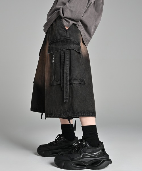 parachute cargo wide short pants / パラシュートカーゴ ワイド
