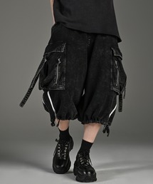 ADRER（アドラー）の「parachute cargo wide short pants / パラシュートカーゴワイドショートパンツ（カーゴパンツ）」