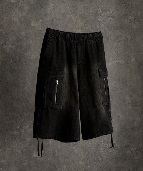 parachute cargo wide short pants / パラシュートカーゴワイド
