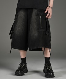 ADRER（アドラー）の「parachute cargo wide short pants / パラシュートカーゴ ワイド ショート パンツ（カーゴパンツ）」