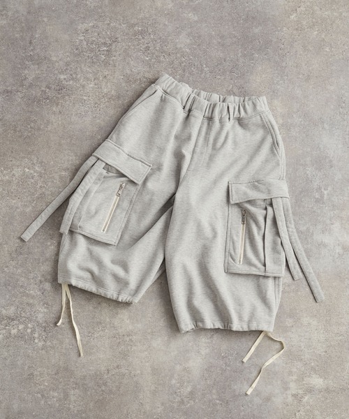 ADRER(アドラー)の「parachute cargo wide short pants / パラシュートカーゴ ワイド ショート パンツ(カーゴパンツ・メンズ・ブラック系1/ブラック/グレー系1/ブラック系2・XS/S/M/L)」の20枚目の写真
