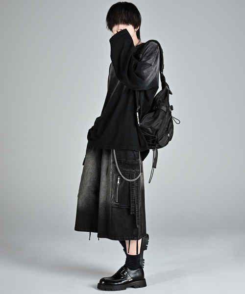 parachute cargo wide short pants / パラシュートカーゴワイド