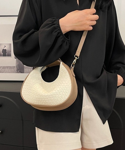 shoppinggo(ショッピングゴー)の「ミニバッグ ショルダーバッグ(ショルダーバッグ・レディース・ホワイト/ブラウン/グリーン/ベージュ/ブラック・FREE)」の2枚目の写真