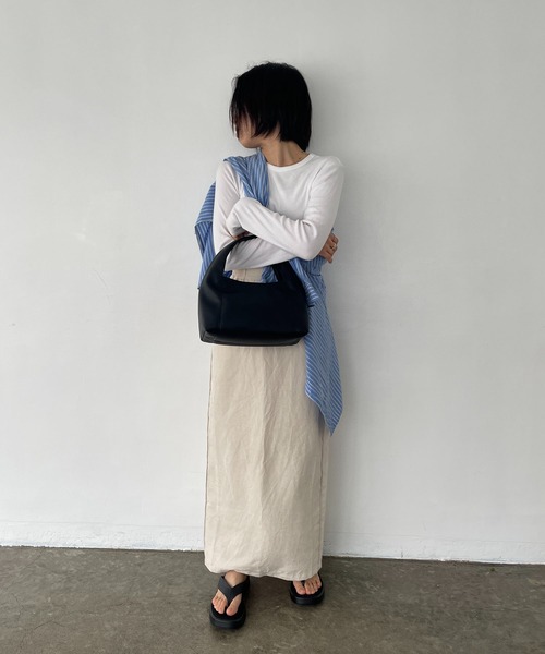 EFOLE(エフォル)の「【軽量/500ml収納/肩掛け】シュリンクミニバッグ(ハンドバッグ・レディース・イエロー/オフホワイト/ブラック・FREE)」の20枚目の写真