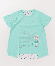 KP | mimiちゃんアップリケ半袖チュニック(Tシャツ/カットソー)
