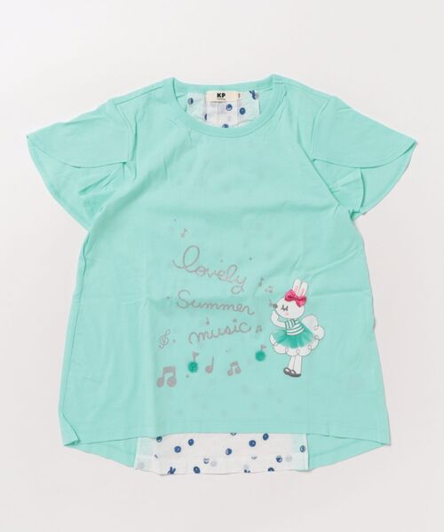 セール】mimiちゃんアップリケ半袖チュニック（Tシャツ