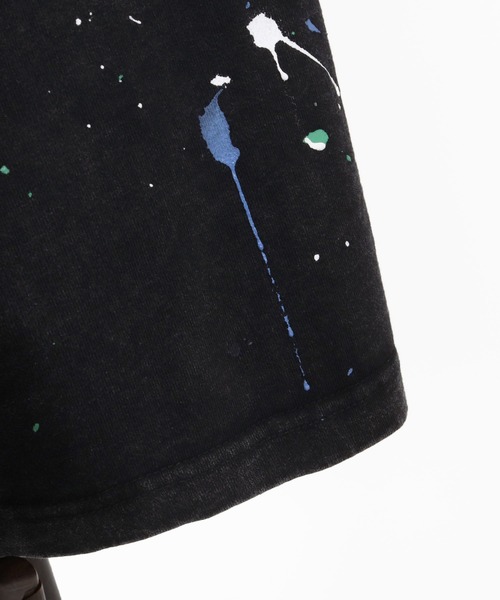 CAMBIO（カンビオ）の「mt9782-Pigment Wash Paint Splash Tee Tシャツ（Tシャツ/カットソー・メンズ・ブラック系その他・L/M/S）」の5枚目の写真