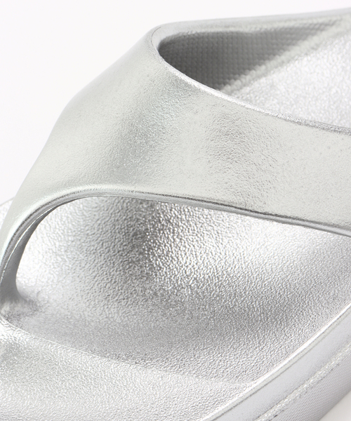 PAES(ペイズ)の「【Paes/ペイズ】 FLIP FLOP Coating:サンダル(サンダル・レディース・シルバー/ガンメタ・25cm/24cm/23cm)」の13枚目の写真