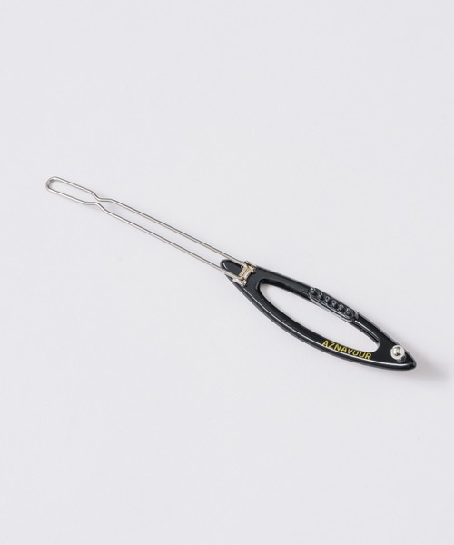 ヘアピン leopard oval hairpin 2set / レオパードオーバルヘアピン2個
