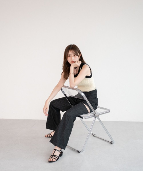 raffime(ラフィミー)の「Wストラップサンダル(サンダル・レディース・ブラック/ライトベージュ/シルバー・SMALL/MEDIUM/LARGE/X-LARGE)」の11枚目の写真