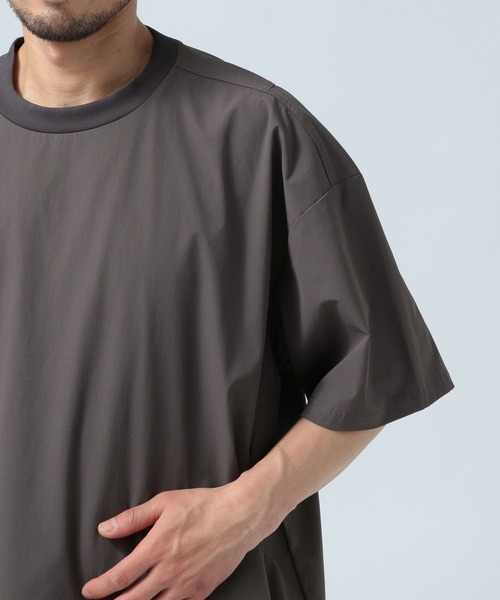 BAYFLOW（ベイフロー）の「[セットアップ可]アクティブ半袖プルオーバー【ストレッチ】（Tシャツ/カットソー・メンズ・ベージュ/グレー/ブラック・MEDIUM/LARGE）」の18枚目の写真