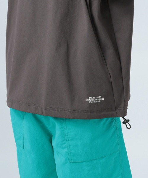 BAYFLOW（ベイフロー）の「[セットアップ可]アクティブ半袖プルオーバー【ストレッチ】（Tシャツ/カットソー・メンズ・ベージュ/グレー/ブラック・MEDIUM/LARGE）」の17枚目の写真