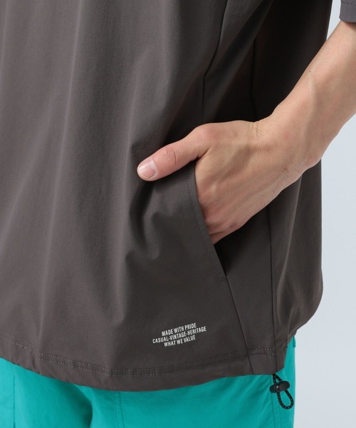 BAYFLOW（ベイフロー）の「[セットアップ可]アクティブ半袖プルオーバー【ストレッチ】（Tシャツ/カットソー・メンズ・ベージュ/グレー/ブラック・MEDIUM/LARGE）」の15枚目の写真